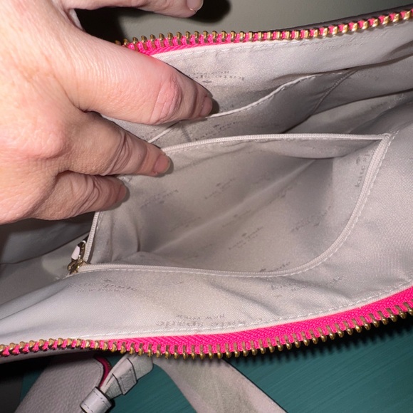 Kate Spade Light Pink Crossbody Bag with Neon Accents - Picture 7 of 11